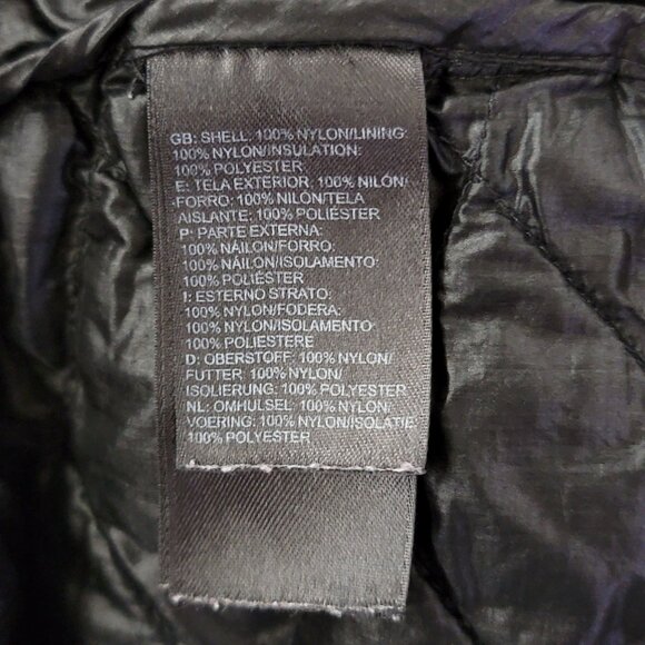 The North Face Womens Thermoball Jacket S Black Quilted Lightweight Insulated - Picture 8 of 10